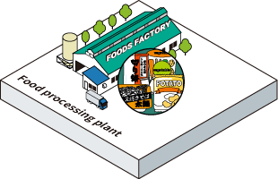 Food processing plant